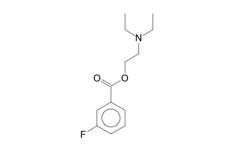 3-Fluorobenzoic acid, 2-(diethylamino)ethyl ester