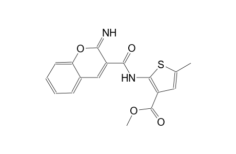 methyl 2-{[(2-imino-2H-chromen-3-yl)carbonyl]amino}-5-methyl-3-thiophenecarboxylate