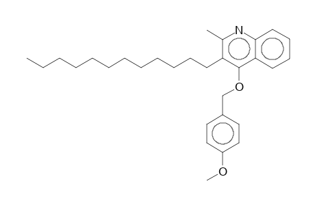 Quinoline, 3-dodecyl-2-methyl-4-[(4-methoxyphenyl)methoxy]-