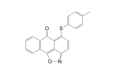5-[(4-methylphenyl)sulfanyl]-6H-anthra[1,9-cd]isoxazol-6-one