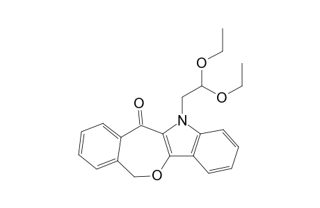 6H-[2]Benzoxepino[4,3-b]indol-11(12H)-one, 12-(2,2-diethoxyethyl)-