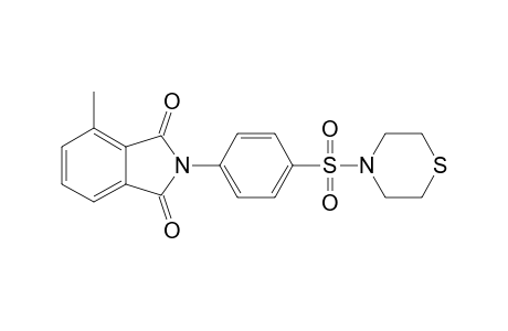 4-METHYL-2-[4-(THIOMORPHOLINO-SULFONYL)-PHENYL]-ISOINDOLINE-1,3-DIONE;LASSBIO-1442