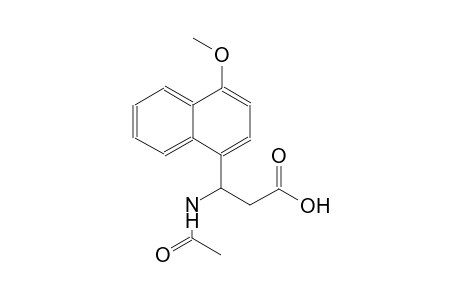 1-naphthalenepropanoic acid, beta-(acetylamino)-4-methoxy-
