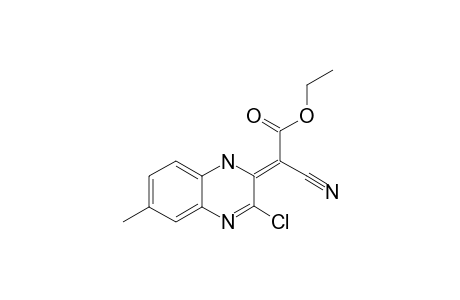 3-CHLORO-6-METHYL-2-(ETHOXYCARBONYLCYANOMETHYLENE)-1,2-DIHYDROQUINOXALINE