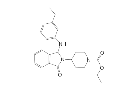 1-piperidinecarboxylic acid, 4-[1-[(3-ethylphenyl)amino]-1,3-dihydro-3-oxo-2H-isoindol-2-yl]-, ethyl ester