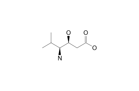 (3S,4S)-4-amino-3-hydroxy-5-methylhexanoic acid