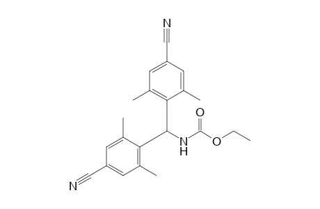 Ethyl N-[bis(4-cyano-2,6-dimethylphenyl)methyl]carbamate