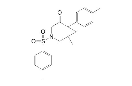 1-Methyl-6-(p-tolyl)-3-tosyl-3-azabicyclo[4.1.0]heptan-5-one