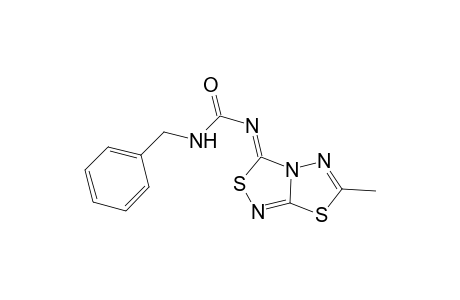 3-(Benzylcarmoylimino)-6-methyl-3H-[1,3,4]thiadiazolo[2,3-c][1,2,4]thiadiazole
