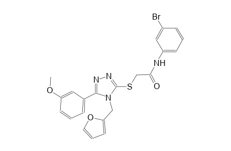 N-(3-bromophenyl)-2-{[4-(2-furylmethyl)-5-(3-methoxyphenyl)-4H-1,2,4-triazol-3-yl]sulfanyl}acetamide