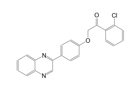 1-(2-chlorophenyl)-2-[4-(2-quinoxalinyl)phenoxy]ethanone