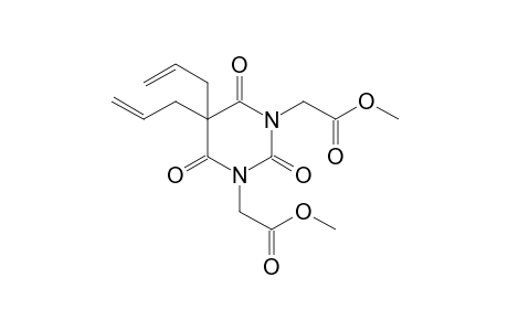 5,5-diallylhexahydro-2,4,6-trioxo-1,3(2H,4H)pyrimidineacetic acid, dimethyl ester