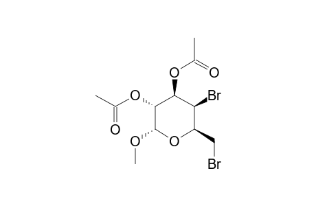 METHYL-2,3-DI-O-ACETYL-4,6-DIBROMO-4,6-DIDEOXY-ALPHA-D-GALACTOPYRANOSIDE