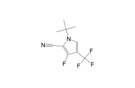 1-tert-butyl-3-fluoro-4-(trifluoromethyl)pyrrole-2-carbonitrile