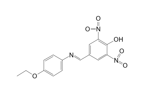 2,6-DINITRO-4-[N-(p-ETHOXYPHENYL)FORMIMIDOYL]PHENOL