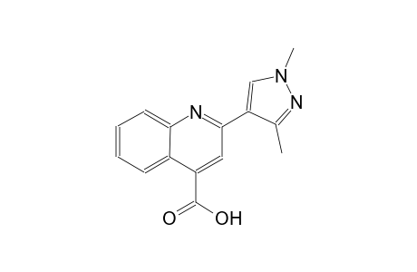 4-quinolinecarboxylic acid, 2-(1,3-dimethyl-1H-pyrazol-4-yl)-