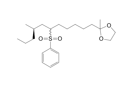 2-Methyl-2-[(8R)-8-methyl-6-(phenylsulfonyl)undecyl]-1,3-dioxolane