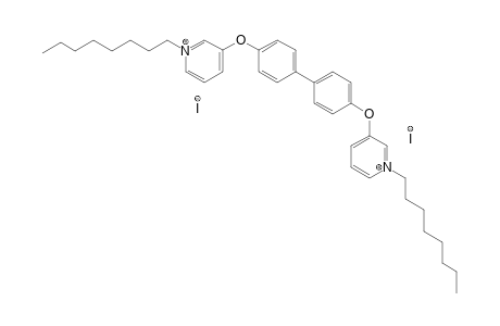 3,3'-[biphenyl-4,4'-diylbis(oxy)]bis(1-octylpyridinium) diiodide