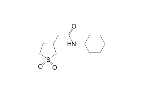 Acetamide, N-cyclohexyl-2-(1,1-dioxotetrahydro-1.lambda.(6)-thiophen-3-yl)-