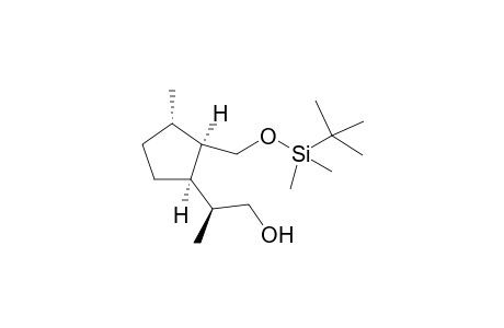 (1R,2R,3S)-2-tert-Butyldimethylsiloxymethyl)-1-[(1S)-2-hydroxy-1-methylethyl]-3-methylcyclopentane
