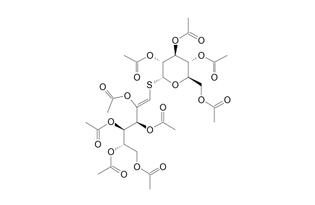 (E)-[1-S-(2,3,4,5,6-PENTA-O-ACETYL-1-DEOXY-D-ARABINOHEX-1-ENITOL-1-YL)-2,3,4,6-TETRA-O-ACETYL-1-THIO-ALPHA-D-GLUCOPYRANOSIDE