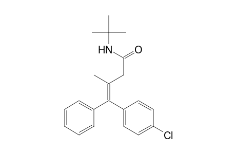 3-Butenamide, 4-(4-chlorophenyl)-N-(1,1-dimethylethyl)-3-methyl-4-phenyl-, (Z)-