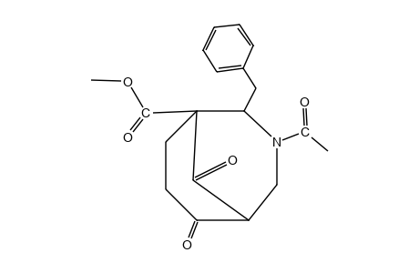 3-ACETYL-2-BENZYL-6,9-DIOXO-3-AZABICYCLO[3.3.1]NONANE-1-CARBOXYLIC ACID, METHYL ESTER