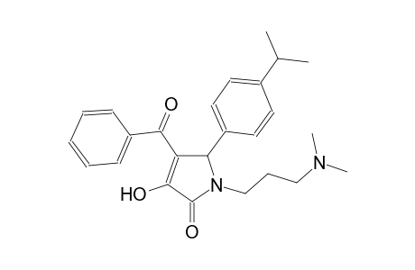 2H-pyrrol-2-one, 4-benzoyl-1-[3-(dimethylamino)propyl]-1,5-dihydro-3-hydroxy-5-[4-(1-methylethyl)phenyl]-