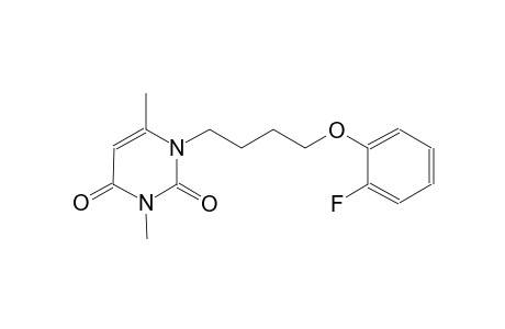 1-[4-(2-fluorophenoxy)butyl]-3,6-dimethyl-2,4(1H,3H)-pyrimidinedione