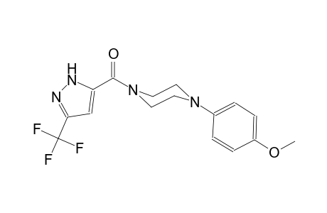 1-(4-methoxyphenyl)-4-{[3-(trifluoromethyl)-1H-pyrazol-5-yl]carbonyl}piperazine