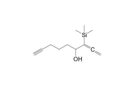 3-(Trimethylsilyl)-1,2-nonadien-8-yn-4-ol
