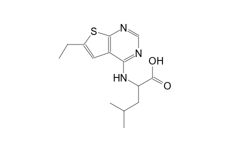 (2S)-2-[(6-ethylthieno[2,3-d]pyrimidin-4-yl)amino]-4-methylpentanoic acid