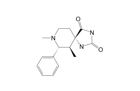 1,3-DIMETHYL-2-PHENYLPIPERIDINE-4-SPIRO-5'-IMIDAZOLIDINE-2',4'-DIONE;MINOR_ISOMER