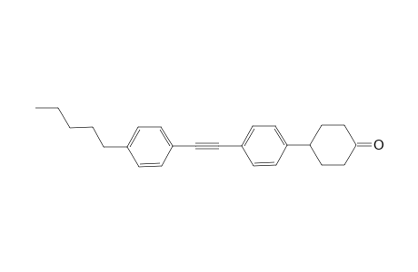 4-[4-[2-(4-Amylphenyl)ethynyl]phenyl]cyclohexanone