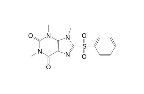 1H-purine-2,6-dione, 3,9-dihydro-1,3,9-trimethyl-8-(phenylsulfonyl)-