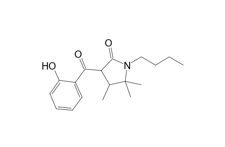 1-Butyl-3-[(2'-hydroxyphenyl)carbonyl]-4,5,5-trimethylpyrrolidin-2-one