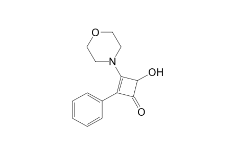3-morpholin-4-yl-4-oxidanyl-2-phenyl-cyclobut-2-en-1-one