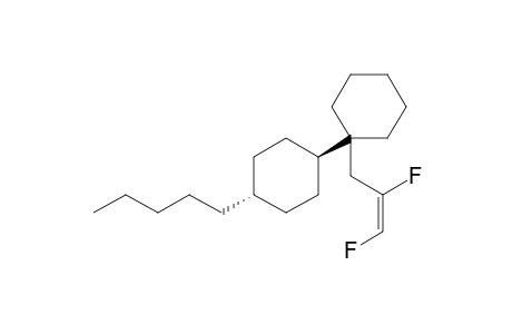 1-{trans-1-[(E)-2,3-Difluoro-2-propenyl]cyclohexyl}-trans-4-(pentyl)cyclohexane