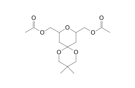 2,6-Diacetoxymethyltetrapyran-4-spiro-2'-5',5'-dimethyl-1',3'-dioxane