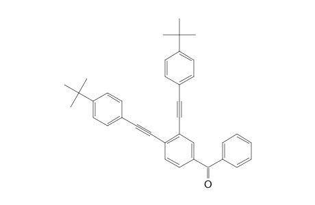 {3,4-Bis[(4-tert-butylphenyl)ethynyl]phenyl}phenylmethanone