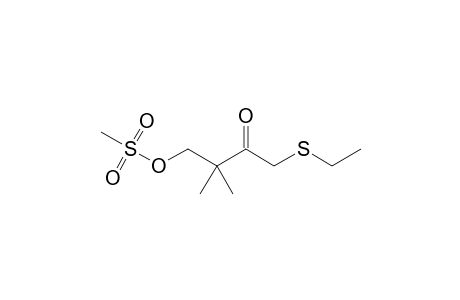 (4-ethylsulfanyl-2,2-dimethyl-3-oxidanylidene-butyl) methanesulfonate