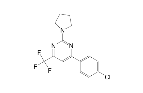 4-(4-chlorophenyl)-2-(1-pyrrolidinyl)-6-(trifluoromethyl)pyrimidine