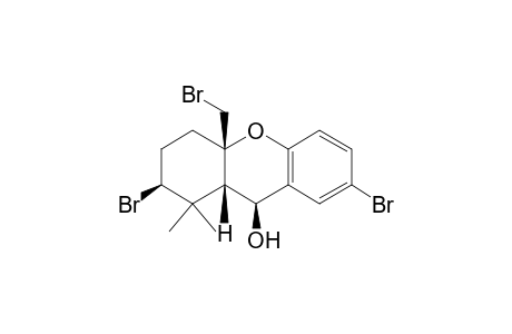 (2S,4aS,9S,9aS)-2,7-dibromo-4a-bromomethyl-1,1-dimethyl-2,3,4,4a,9,9a-hexahydro-1H-xanthen-9-ol