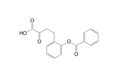 4-(o-hydroxyphenyl)-2-oxobutyric acid, benzoate (ester)
