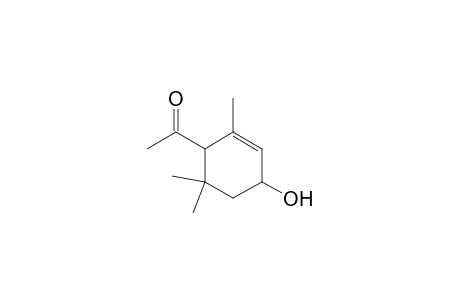 1-(2,6,6-trimethyl-4-oxidanyl-cyclohex-2-en-1-yl)ethanone
