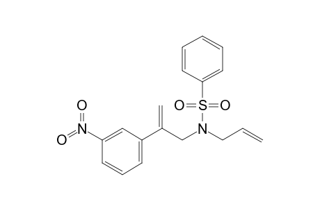 N-Allyl-N-[2-(3-nitrophenyl)allyl]benzenesulfonamide