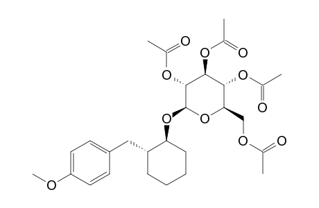 2-(4-METHOXYBENZYL)-CYCLOHEXYL-2',3',4',6'-TETRA-O-ACETYL-BETA-D-GLUCOPYRANOSIDE