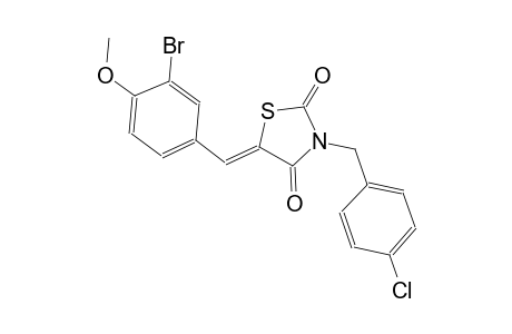 2,4-thiazolidinedione, 5-[(3-bromo-4-methoxyphenyl)methylene]-3-[(4-chlorophenyl)methyl]-, (5Z)-