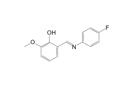 2-[(p-fluorophenyl)formimidoyl]-6-methoxyphenol