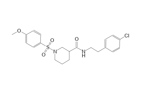 3-piperidinecarboxamide, N-[2-(4-chlorophenyl)ethyl]-1-[(4-methoxyphenyl)sulfonyl]-